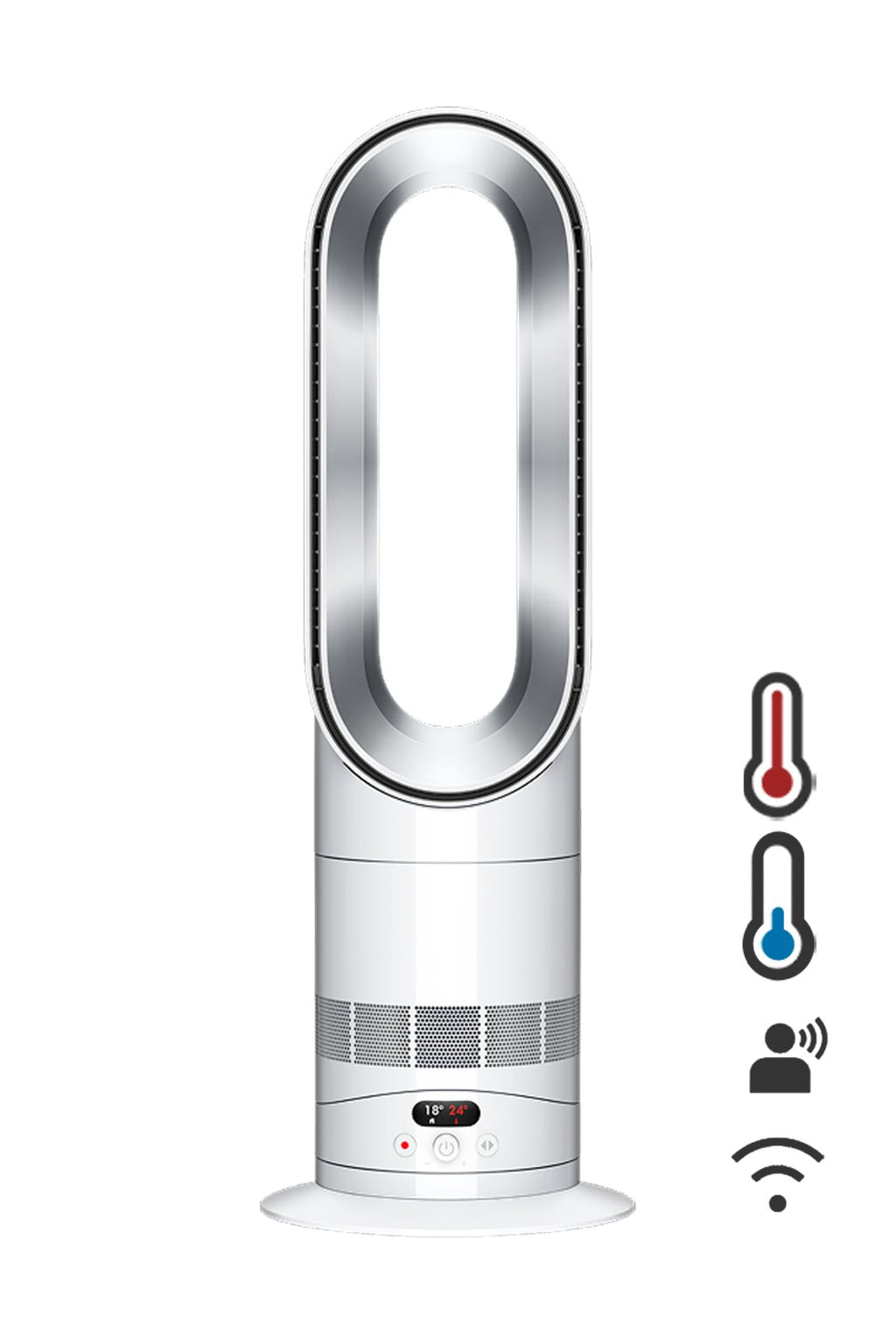 Hot+Cool™ HF1 Rapid React (White/Silver)