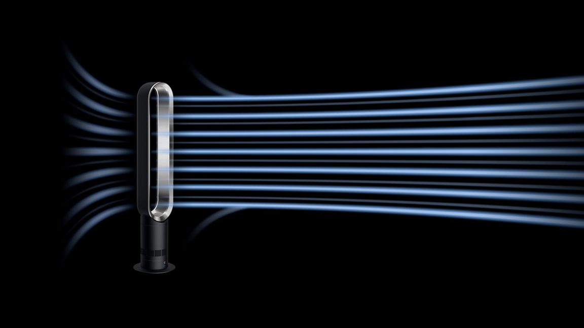 Cool™ Tower Fan AM07 (Satin Black/Nickel)