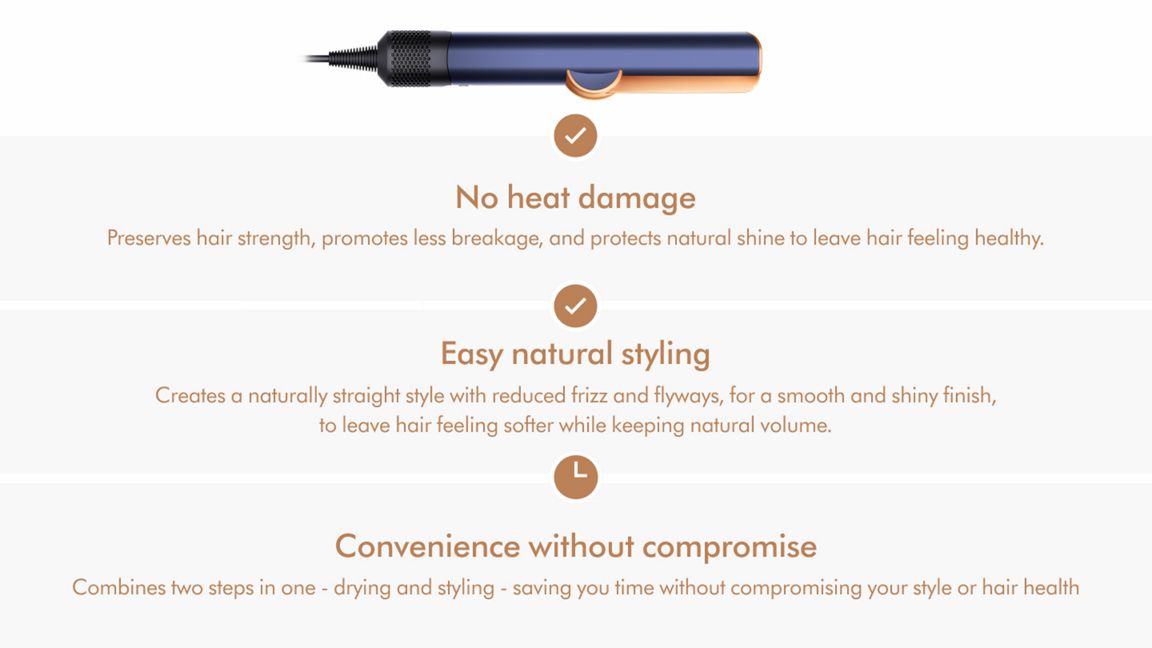 Airstrait™ dryer and straightener