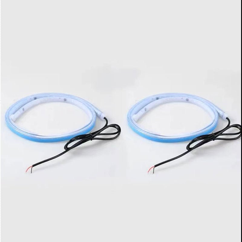 Car door welcome light flashing warning light