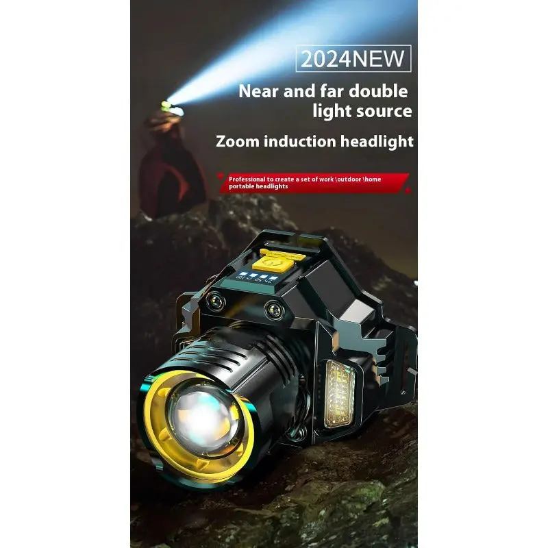 Eptchn Rechargeable Sensor-Control Headlamp Rechargeable Motion-Sensor Headlamp - Image 2