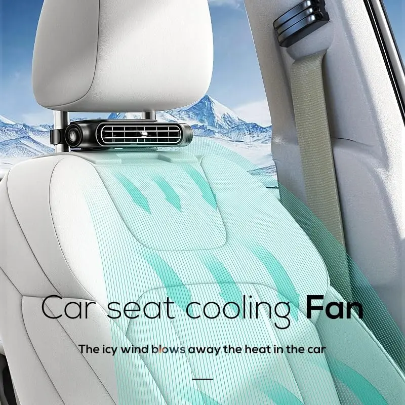 Dual Turbo Car Seat Cooling Fan Dual-Fan Car Seat Cooling System - Image 2