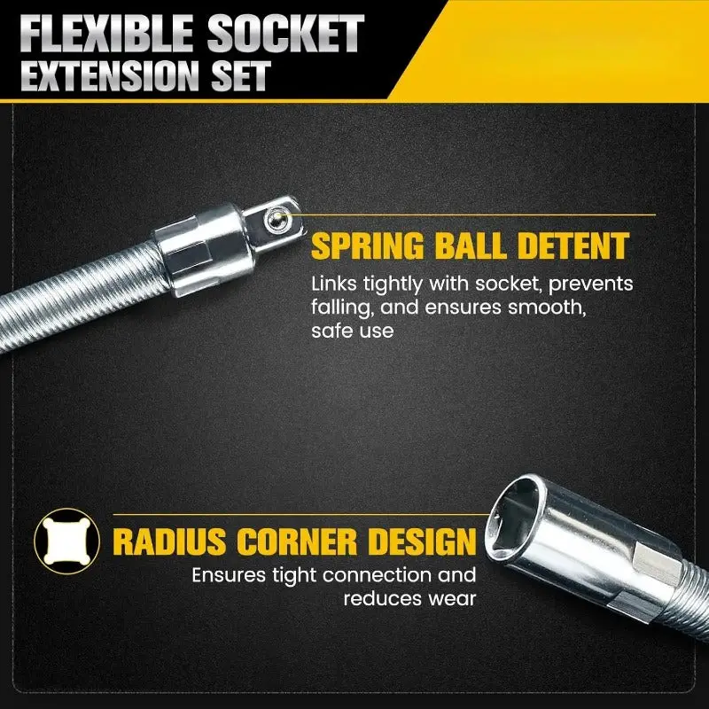 Flexible Socket Extension Set Flexible Socket Extension Set - Image 3