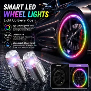 LED Spinning Wheel Rim Lights