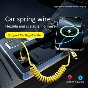 4-in-1 Retractable Fast-Charging Cable